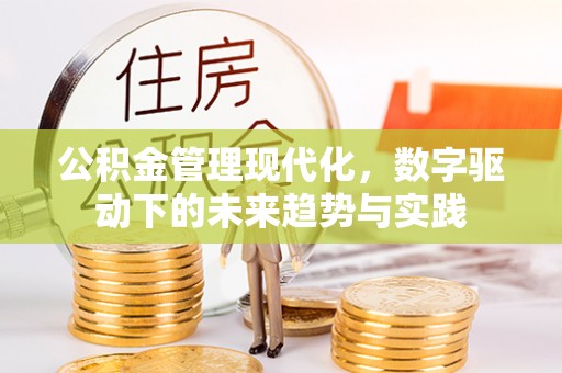 旗津公积金管理现代化，数字驱动下的未来趋势与实践