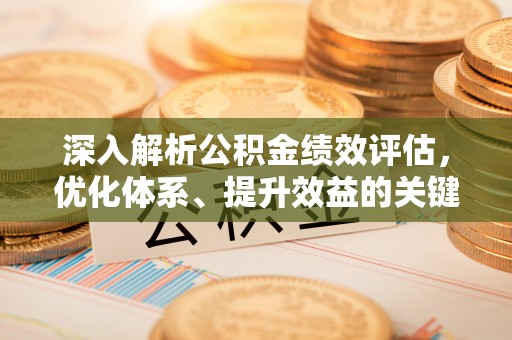 旗津深入解析公积金绩效评估，优化体系、提升效益的关键路径